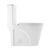 Swiss Madison SM-1T254HB St. Tropez One Piece Elongated Toilet Dual Vortex Flush - Black Hardware