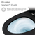 Swiss Madison SM-1T254MB St. Tropez One-Piece Elongated Toilet Vortex Dual-Flush 1.1/1.6 gpf - Matte Black