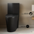 Swiss Madison SM-1T254MB St. Tropez One-Piece Elongated Toilet Vortex Dual-Flush 1.1/1.6 gpf - Matte Black