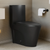 Swiss Madison SM-1T254MB St. Tropez One-Piece Elongated Toilet Vortex Dual-Flush 1.1/1.6 gpf - Matte Black