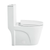 Swiss Madison SM-1T254MW St. Tropez One-Piece Elongated Toilet Vortex Dual-Flush 1.1/1.6 gpf - Matte White