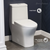 Swiss Madison SM-1T257 Sublime II One-Piece Round Toilet Dual-Flush 1.1/1.6 gpf - Glossy White