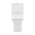 Swiss Madison SM-1T276 Carre One-Piece Square Toilet Dual Flush 1.1/1.6 gpf with 10" Rough - - White