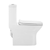 Swiss Madison SM-1T276 Carre One-Piece Square Toilet Dual Flush 1.1/1.6 gpf with 10" Rough - - White
