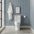 Swiss Madison SM-2T130 Classé Two-Piece Elongated Toilet Side Flush 1.28 gpf - White
