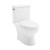 Swiss Madison SM-2T230 Caché Two Piece Elongated Toilet Left Side Flush 1.6 gpf  - White