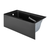 Swiss Madison SM-AB543MB Voltaire 60" X 32" Left-Hand Drain Alcove Bathtub with Apron - Matte Black