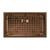Whitehaus  WHNPL3318-CO Noah Plus 16 gauge Single Bowl Linen Textured Undermount or Drop-in Sink Set - Copper - 33 inch