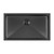 Whitehaus  WHNPL3318-MBLK Noah Plus 16 gauge Single Bowl Linen Textured Undermount or Drop-in Sink Set - Matte Black