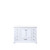 Lexora LD342248SAWQ000 Dukes 48" White Single Vanity Cabinet, White Quartz Top, White Square Sink and no Mirror
