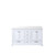 Lexora LD342260DAWQ000 Dukes 60" White Double Vanity Cabinet, White Quartz Top, White Square Sinks and no Mirror