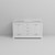 Lexora LD342260DAWQ000 Dukes 60" White Double Vanity Cabinet, White Quartz Top, White Square Sinks and no Mirror