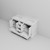 Lexora LD342260DAWQ000 Dukes 60" White Double Vanity Cabinet, White Quartz Top, White Square Sinks and no Mirror