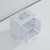 Lexora LJ342230SAWQ000 Jacques 30" White Single Vanity Cabinet, White Quartz Top, White Square Sink and no Mirror