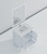 Lexora Jacques 30" White Single Vanity Cabinet, White Quartz Top, White Square Sink and 28" Mirror w/ Faucet