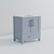 Lexora LJ342230SBWQ000 Jacques 30" Dark Grey Single Vanity Cabinet, White Quartz Top, White Square Sink and no Mirror