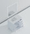 Lexora LJ342236SAWQM34L Jacques 36" White Single Vanity Cabinet, White Quartz Top, White Square Sink and 34" Mirror - Left Version