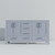 Lexora LJ342260DBWQ000 Jacques 60" Dark Grey Double Vanity Cabinet, White Quartz Top, White Square Sinks and no Mirror