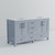 Lexora LJ342260DBWQ000 Jacques 60" Dark Grey Double Vanity Cabinet, White Quartz Top, White Square Sinks and no Mirror