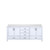 Lexora LJ342280DAWQ000 Jacques 80" White Double Vanity Cabinet, White Quartz Top, White Square Sinks and no Mirror