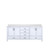 Lexora Jacques 80" White Double Vanity Cabinet, White Quartz Top, White Square Sinks and no Mirror