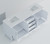 Lexora LJ342280DAWQ000 Jacques 80" White Double Vanity Cabinet, White Quartz Top, White Square Sinks and no Mirror