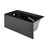 Swiss Madison SM-AB549MB Voltaire 54" X 30" Left-Hand Drain Alcove Bathtub with Apron - Matte Black