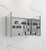 Fresca FMC8010-BE 40" Wide x 26" Tall Bathroom Medicine Cabinet w/ Mirrors, Beveled Edge
