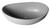 ALFI 63" Solid Concrete Gray Matte Oval Bathtub - ABCO63TUB
