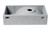 ALFI 16" x 9" Small Rectangular Solid Concrete Gray Matte Wall Mounted Bathroom Sink - ABCO108