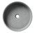 Alfi ABCO17R 17" Round Solid Concrete Gray Matte Above Mount Bathroom Sink