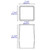 ALFI 12" x 8" Concrete Gray Matte Waste Bin for Bathrooms - ABCO1045