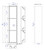 Alfi ABNP0836-BC 8" x 36" Brushed Copper PVD Stainless Steel Vertical Triple Shelf Shower Niche