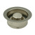 Kingston Brass BS3008 3-1/2" Garbage Disposal Flange & Stopper - Brushed Nickel