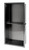 ALFI 12" x 24" Brushed Black PVD Stainless Steel Vertical Double Shelf Shower Niche - ABNP1224-BB