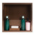 ALFI 16" x 16" Brushed Copper PVD Steel Square Single Shelf Shower Niche - ABNP1616-BC