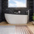 ALFI 24" x 12" Brushed Black PVD Stainless Steel Horizontal Single Shelf Shower Niche - ABNP2412-BB