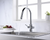 Oakland KSK1218-C Two Handle Pull-Down Single Hole Kitchen Faucet - Polished Chrome