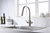 Oakland  KSK1218-BN Two Handle Pull-Down Single Hole Kitchen Faucet - Brushed Nickel