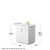 Wyndham WCF292930SWGWCUNSMXX Miranda 30 Inch Single Bathroom Vanity in White, White Cultured Marble Countertop, Undermount Square Sink, Brushed Gold Trim