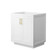 Wyndham WCF292930SWGCXSXXMXX Miranda 30 Inch Single Bathroom Vanity in White, No Countertop, No Sink, Brushed Gold Trim