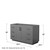 Wyndham WCF292954SGBCXSXXMXX Miranda 54 Inch Single Bathroom Vanity in Dark Gray, No Countertop, No Sink, Matte Black Trim