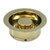 Kingston Brass BS3002 3-1/2" Garbage Disposal Flange & Stopper - Polished Brass