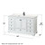 Wyndham WCS202060SWBC2UNSMED Deborah 60 Inch Single Bathroom Vanity in White, Carrara Cultured Marble Countertop, Undermount Square Sink, Matte Black Trim, Medicine Cabinet