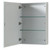 Wyndham WCS202080DWBWCUNSMED Deborah 80 Inch Double Bathroom Vanity in White, White Cultured Marble Countertop, Undermount Square Sinks, Matte Black Trim, Medicine Cabinets