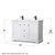 Wyndham WCV232348DWBWCUNSMXX Avery 48 Inch Double Bathroom Vanity in White, White Cultured Marble Countertop, Undermount Square Sinks, Matte Black Trim Wyndham WCV232348DWBWCUNSMXX Avery 48 Inch Double Bathroom Vanity in White, White Cultured Marble Countertop, Undermount Square Sinks, Matte Black Trim