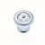 JVJ Polished Chrome 31% Leaded Crystal 30 mm (1 3/16") Half-Diamond Cut Door Knob - 52926