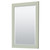 Wyndham WCF111130SLGWCUNSM24 Icon 30 Inch Single Bathroom Vanity in Light Green, White Cultured Marble Countertop, Undermount Square Sink, Brushed Nickel Trim, 24 Inch Mirror