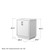 Wyndham WCF111130SWBCXSXXMXX Icon 30 Inch Single Bathroom Vanity in White, No Countertop, No Sink, Matte Black Trim Wyndham WCF111130SWBCXSXXMXX Icon 30 Inch Single Bathroom Vanity in White, No Countertop, No Sink, Matte Black Trim