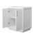 Wyndham WCF111130SWHCXSXXMXX Icon 30 Inch Single Bathroom Vanity in White, No Countertop, No Sink, Brushed Nickel Trim